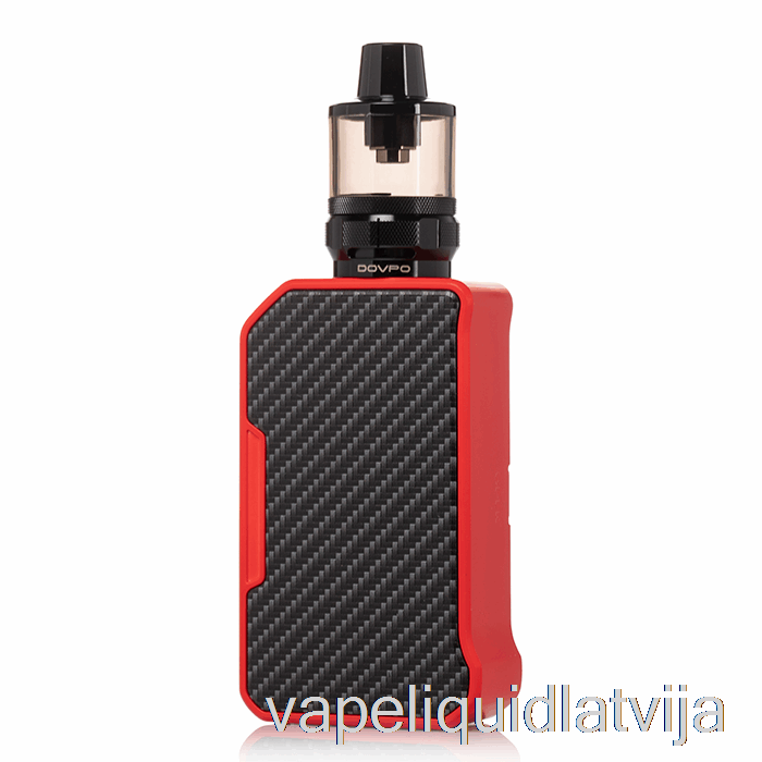 Dovpo Mvp 220w Starta Komplekts Oglekļa šķiedras Sarkans Vape šķidrums